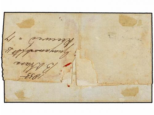 ✉ PUERTO RICO. Ant. 1 (3). 1855. GUAYAMA a S. JUAN. 1/2 real