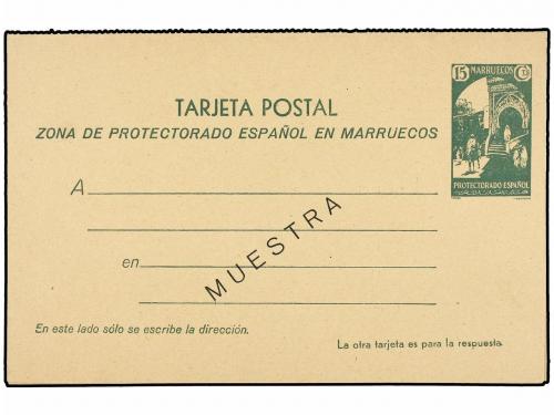 ✉ COLONIAS ESPAÑOLAS: MARRUECOS. Ed. 22M y 23M. ENTEROS POST