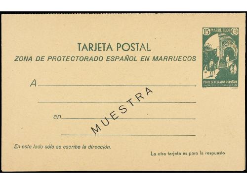 ✉ COLONIAS ESPAÑOLAS: MARRUECOS. Ed. 22M y 23M. ENTEROS POST