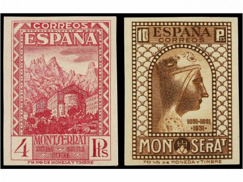 * ESPAÑA. Ed. 636/49s. SERIE COMPLETA SIN DENTAR borde infer