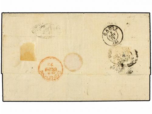 ✉ COLONIAS ESPAÑOLAS: PUERTO RICO. Ant. 22 (4). 1872. S. JUA