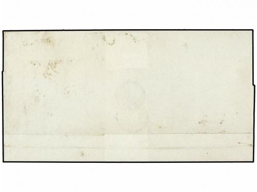 ✉ CHILE. Ed. . 1873. VALPARAISO a CARRIZAL. 10 cts. azul y 2