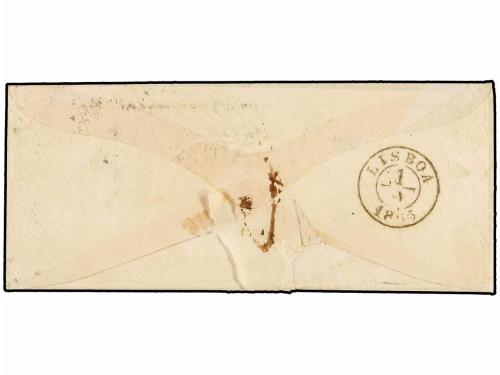 ✉ PORTUGAL. Ed. 14, 15, 16. 1865. CINTRA a GRAN BRETAÑA. 5 r