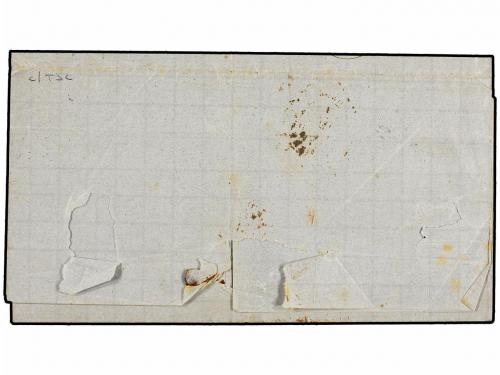 ✉ ARGENTINA. 1871 (Dec 30). Cover from BUENOS AIRES to BORDE