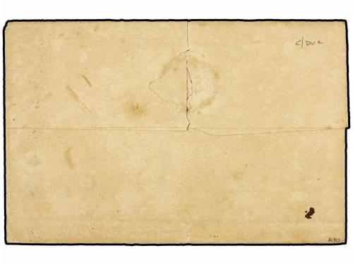 ✉ SUECIA. 1827 (Aug. 15). SWEDISH COLONY. Entire letter from