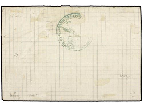 ✉ GUADALUPE. Ce. 20. 1880 (Feb. 21). Internal cover sent reg