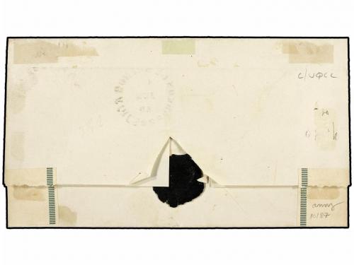 ✉ ARGENTINA. 1860 (8 Julio). BUENOS AIRES a GOYA. 4 reales v