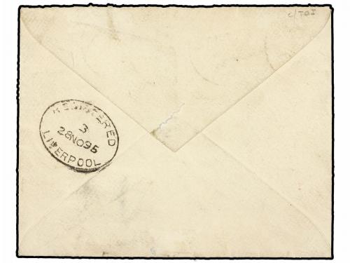 ✉ FIJI. Sg. 76, 77, 78. 1895 (Oct. 15th). Small, attractive 