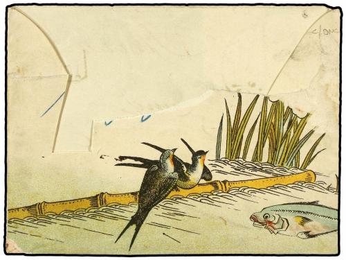 ✉ AUSTRIA. 1878. 3kr. pale green and 5kr. red, used on 1878 