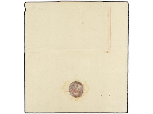 ✉ MACAO. 1837. MACAO a LONDRES. Manuscrito ´Ao cuidado dos S