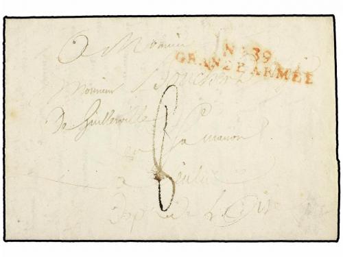 ✉ ALEMANIA. 1808 (16 Marzo). GRANDE ARMÉE. KÜSTRIN (Alemania