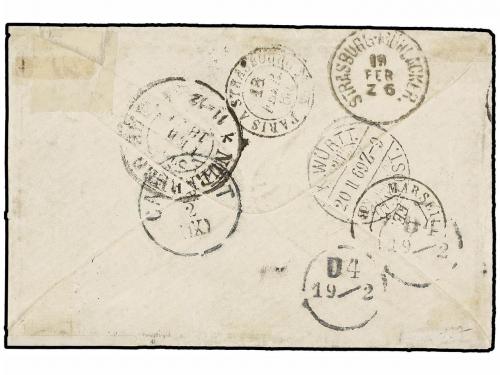 ¿ ALEMANIA ANTIGUOS ESTADOS: WURTEMBERG. 1869. MARSEILLE to