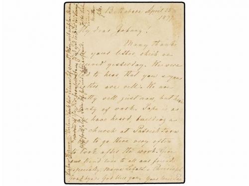 ✉ JAMAICA. 1877. BETHABARA (Jamaica) to GERMANY. Post card w