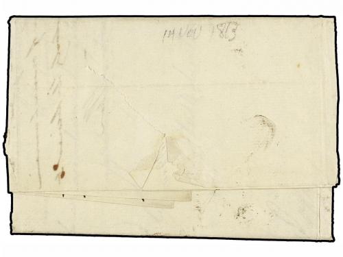 ✉ PORTUGAL. 1813 (14 Nov.). OPORTO al Mayor General Pack (Co