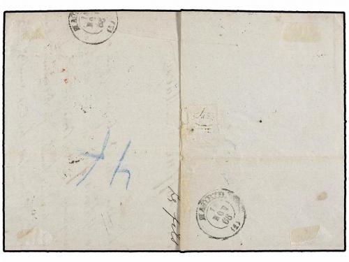 ✉ ALEMANIA ANTIGUOS ESTADOS: SAJONIA. 1868. SCHONHEYDA to MA