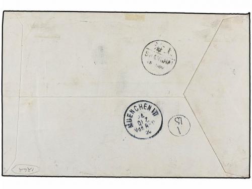 ✉ CHINA. 1900. KIUKIANG to GERMANY. Envelope franked with fr