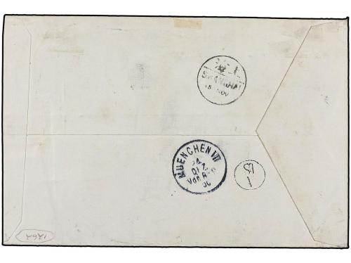 ✉ CHINA. 1900. KIUKIANG to GERMANY. Envelope franked with fr