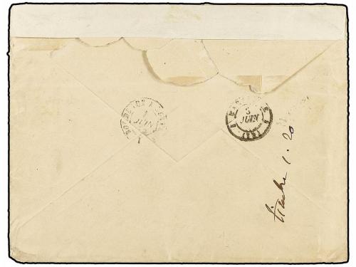 ✉ ARGENTINA. 1876. BUENOS AIRES a MARSELLA (Francia). Sobre 