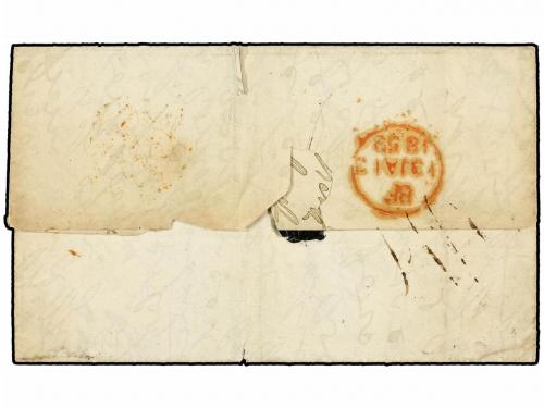 ✉ ITALIA ANTIGUOS ESTADOS: ESTADOS PONTIFICIOS. 1852. ROMA a