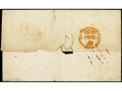 ✉ ITALIA ANTIGUOS ESTADOS: ESTADOS PONTIFICIOS. 1852. ROMA a