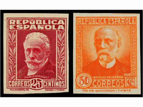 (**) ESPAÑA. Ed. 662/75s. SERIE COMPLETA SIN DENTAR. Goma no