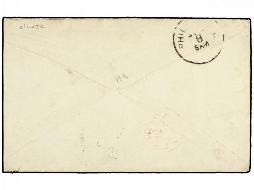 ✉ LIBERIA. 1879 (26 Apr.). Envelope, with full contents head