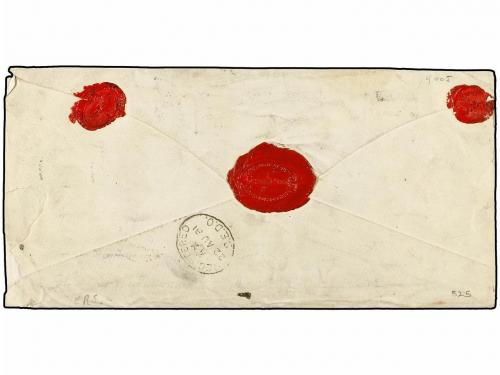 ✉ AFRICA DEL SUR. Sg. 30, 37. 1881 (July 30). Registered cov