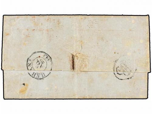 ✉ CUBA. 1859. SAN FRANCISCO (California, USA) a HABANA. Fech