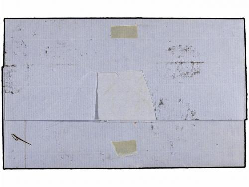 ✉ MEXICO. 1873. TAMPILO a VERAZCRUZ. Circulada con sello de 