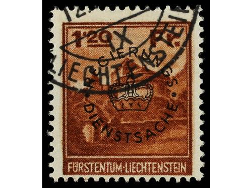 ° LIECHTENSTEIN. Mi. D 9/10. 1933. Complete set. Fine in use