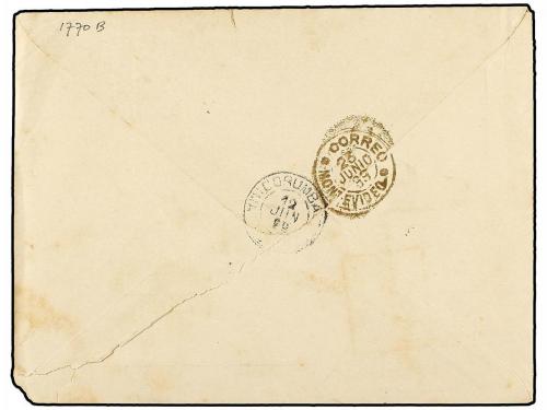 ✉ BRASIL. 1899. MATTO GROSSO a MONTEVIDEO. 300 reis s. 200 r