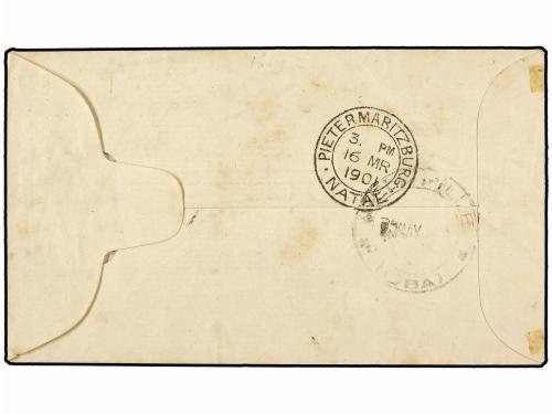 ✉ AFRICA DEL SUR. 1901. CHAPEL ST. P. M. BURG. to ARGENTINA.