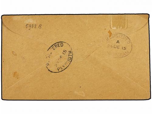 ✉ TOGO. Sg. H45. 1915. ANGLO FRENCH OCCUPATION. LOME to GREA