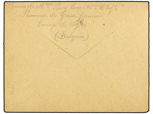 ¿ BULGARIA. (1917 ca.). Letter from a French Prisoner of War