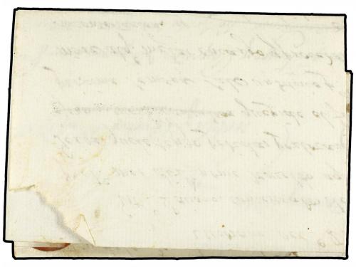 ✉ MEXICO. 1807 (19 Octubre). PUEBLA a VERACRUZ. Marca lineal