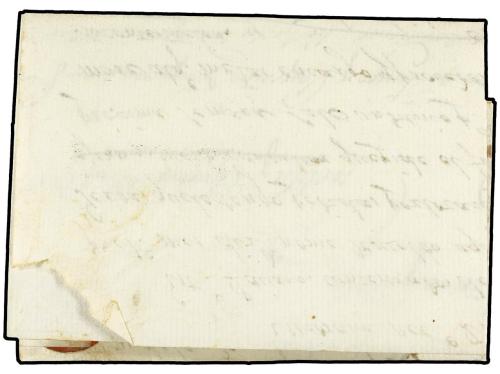 ✉ MEXICO. 1807 (19 Octubre). PUEBLA a VERACRUZ. Marca lineal