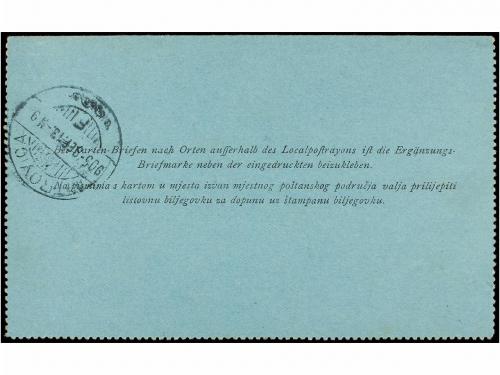 ¿ BOSNIA-HERZEGOVINA. 1905. BANJALUKA to MITROVITZ. 6 h. oli