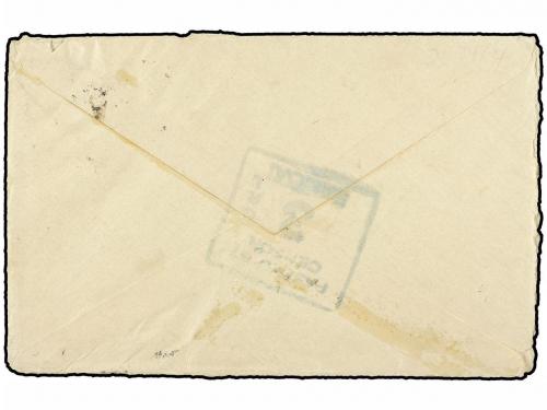 ✉ SAMOA. 1919. APIA to SWITZERLAND. 2 1/2 p. blue with SAMOA