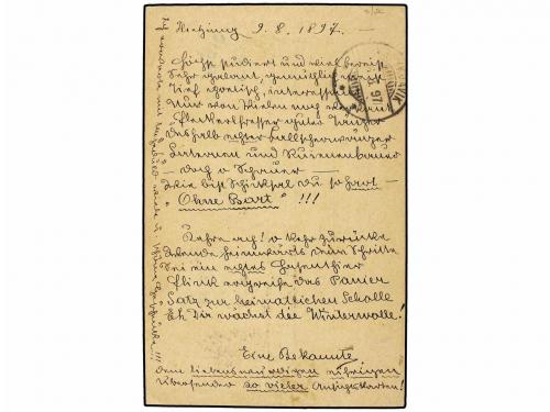 ✉ AUSTRIA. 1897. HINTZING to COPENHAGEN redirected to REYKJA