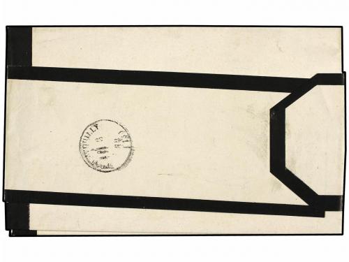 ✉ FRANCIA. Yv. 25, 51. 1872. ARGENTAN a CALVADOS. 1 cto. ved