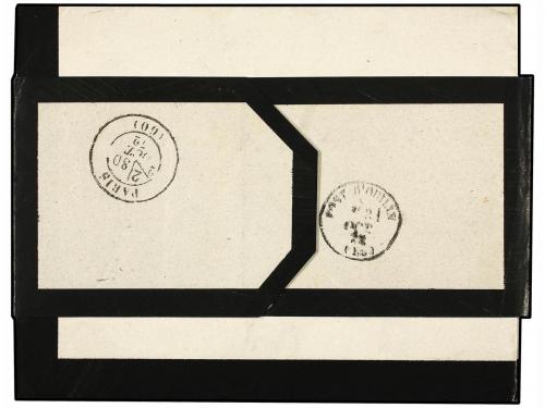 ¿ FRANCIA. 1872. LOUDUN a VERSEILLES. 1 cto. verde, 2 cts. c