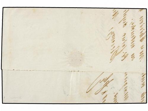 FRANCIA. Yv. 22, 23. 1865. LE HAVRE a CARACAS (Venezuela). 2