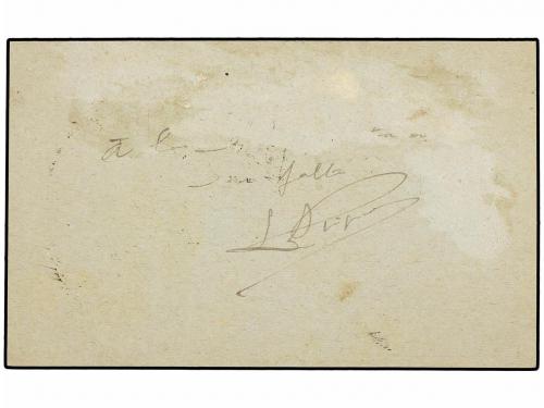 ✉ URUGUAY. 1892. MONTEVIDEO. Entero Postal de 2 cts. verde s