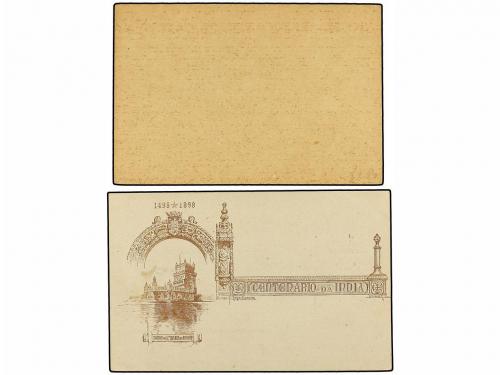 ✉ MOZAMBIQUE. 1900-1901. Dos Enteros Postales de 20 reis de 