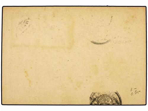 ✉ MOZAMBIQUE. 1898. BEIRA a HOLANDA. Entero Postal de 10 rei