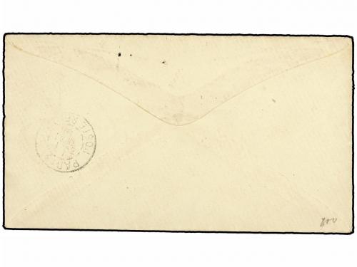 ✉ REPUBLICA DOMINICANA. 1891. SANTO DOMINGO a FRANCIA. Enter