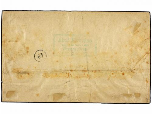 ✉ ARGENTINA. 1891. BUENOS AIRES a BÉLGICA. Faja de Prensa de