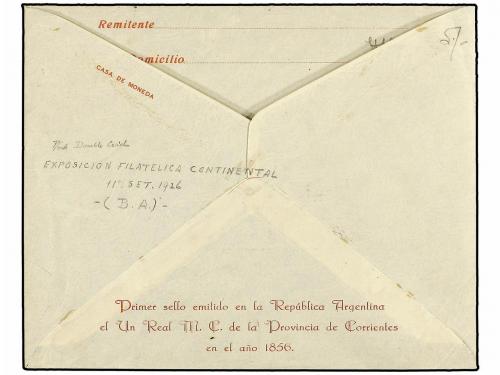 ✉ ARGENTINA. 1926. BUENOS AIRES. Entero Postal de 5 ctvos. r