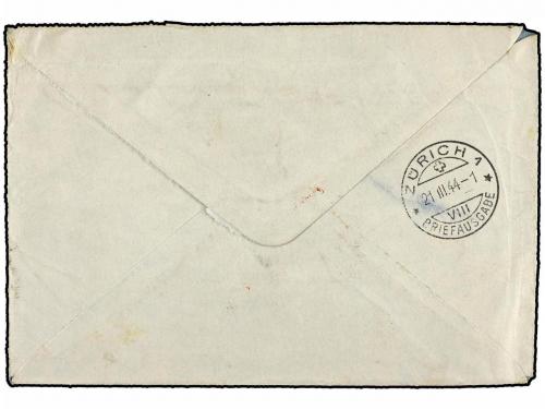 ✉ CHINA: MANCHURIA. 1944 (3-1). SIUYEN. DANISH MISSION HOSPI