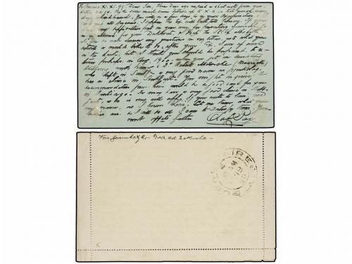 ✉ CHILE. 1899. Dos Enteros Postales de 2 ctvos. y 5 ctvos. c